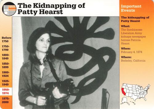 1994-01 Grolier Story of America Cards #30.10 The Kidnapping of Patty Hearst Front