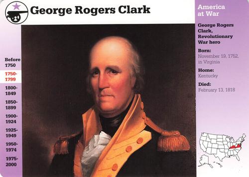 1994-01 Grolier Story of America #30.14 George Rogers Clark Front