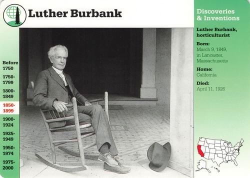 1994-01 Grolier Story of America Cards #30.17 Luther Burbank Front