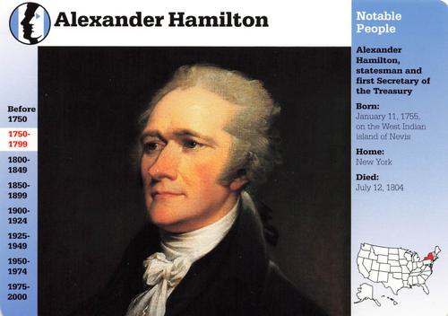 1994-01 Grolier Story of America #31.1 Alexander Hamilton Front