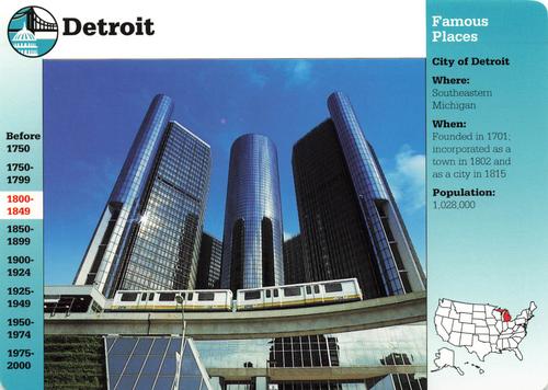 1994-01 Grolier Story of America #31.4 Detroit Front