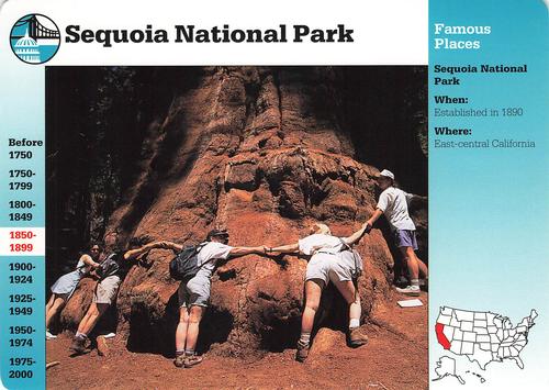 1994-01 Grolier Story of America #33.5 Sequoia National Park Front