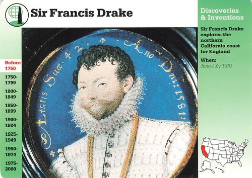 1994-01 Grolier Story of America #34.16 Sir Francis Drake Front