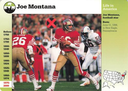 1994-01 Grolier Story of America #36.11 Joe Montana Front
