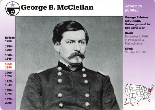 1994-01 Grolier Story of America #37.15 George B. McClellan Front