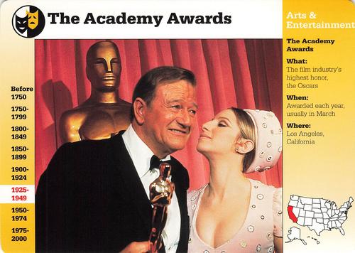 1994-01 Grolier Story of America #37.18 The Academy Awards Front