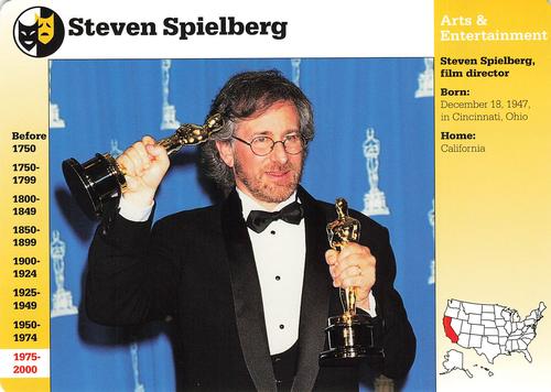 1994-01 Grolier Story of America #38.16 Steven Spielberg Front