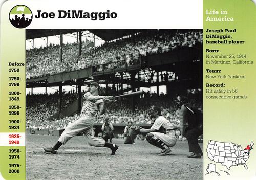 1994-01 Grolier Story of America #40.12 Joe DiMaggio Front