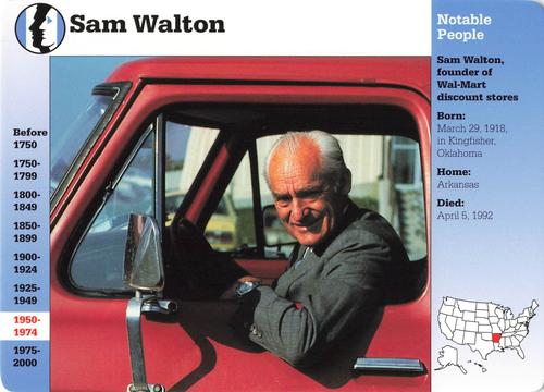 1994-01 Grolier Story of America #41.3 Sam Walton Front