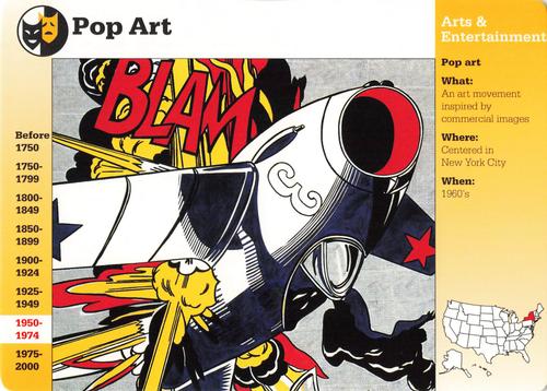 1994-01 Grolier Story of America #41.18 Pop Art Front