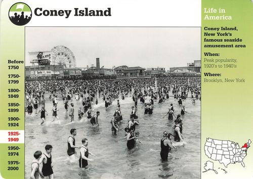 1994-01 Grolier Story of America #42.12 Coney Island Front