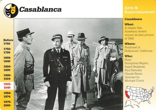 1994-01 Grolier Story of America #45.4 Casablanca Front