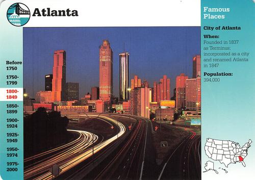 1994-01 Grolier Story of America #45.5 Atlanta Front