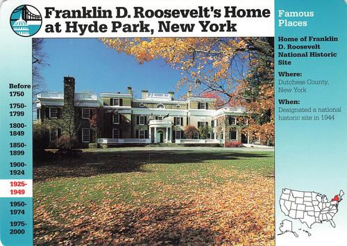 1994-01 Grolier Story of America #47.6 Franklin D. Roosevelt's Home at Hyde Park, New York Front