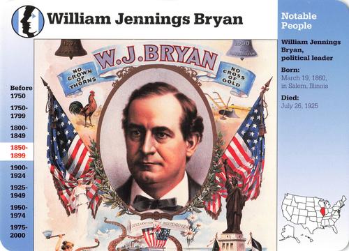 1994-01 Grolier Story of America #48.1 William Jennings Bryan Front
