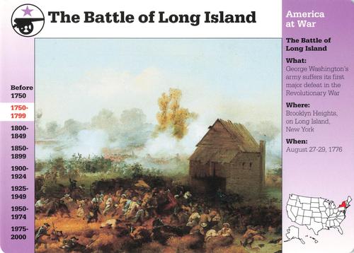 1994-01 Grolier Story of America #48.15 The Battle of Long Island Front