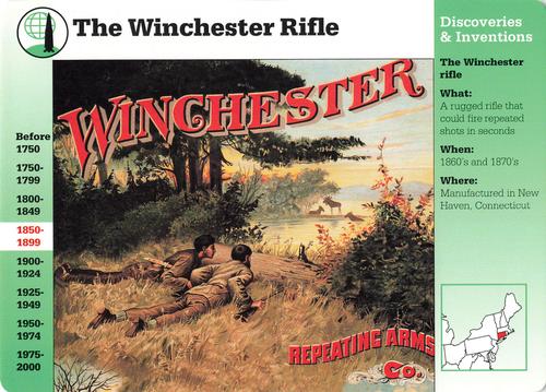 1994-01 Grolier Story of America #48.16 The Winchester Rifle Front