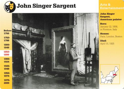 1994-01 Grolier Story of America #49.19 John Singer Sargent Front