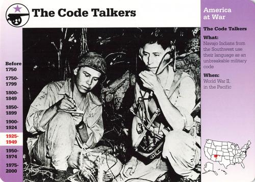 1994-01 Grolier Story of America #50.13 The Code Talkers Front