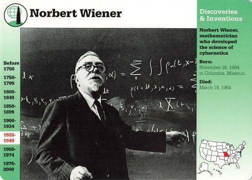 1994-01 Grolier Story of America #50.14 Norbert Wiener Front