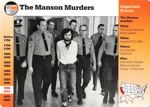 1994-01 Grolier Story of America #50.19 The Manson Murders Front