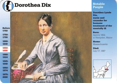 1994-01 Grolier Story of America Cards #53.2 Dorothea Dix Front