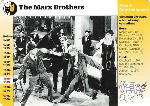 1994-01 Grolier Story of America #54.15 The Marx Brothers Front