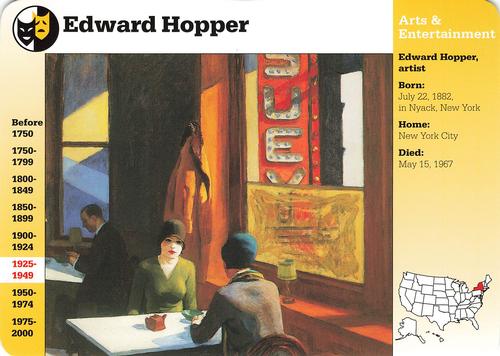 1994-01 Grolier Story of America #55.11 Edward Hopper Front