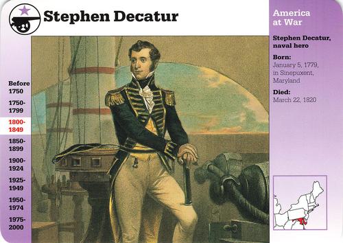 1994-01 Grolier Story of America #55.13 Stephen Decatur Front