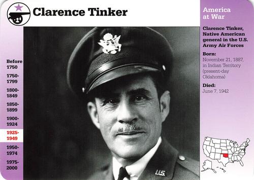 1994-01 Grolier Story of America Cards #55.14 Clarence Tinker Front
