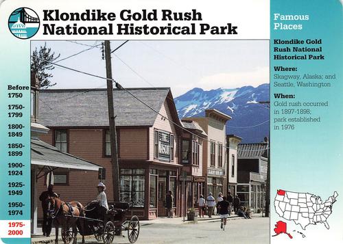 1994-01 Grolier Story of America Cards #60.7 Klondike Gold Rush National Historical Park Front