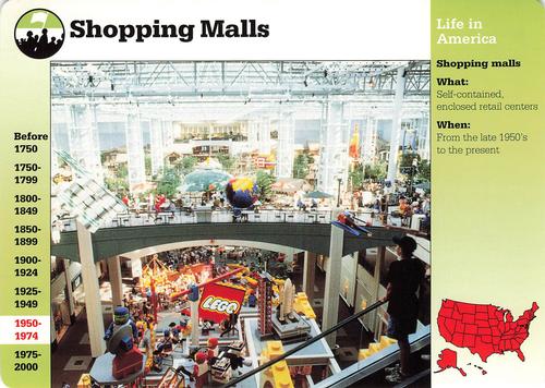 1994-01 Grolier Story of America #60.11 Shopping Malls Front