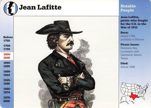 1994-01 Grolier Story of America #61.3 Jean Lafitte Front