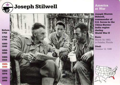 1994-01 Grolier Story of America #61.12 Joseph Stilwell Front