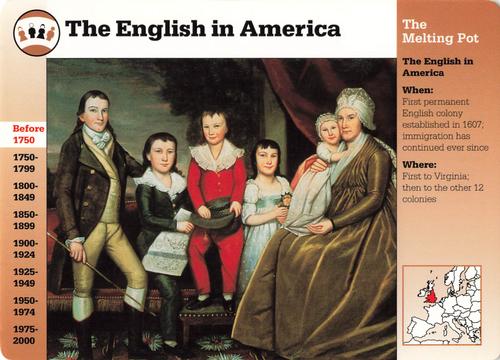 1994-01 Grolier Story of America #61.19 The English in America Front