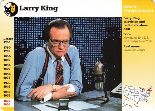 1994-01 Grolier Story of America #62.15 Larry King Front