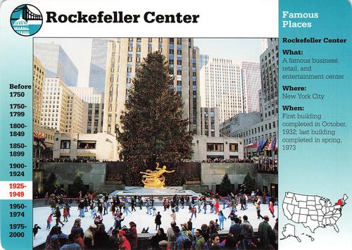 1994-01 Grolier Story of America Cards #63.5 Rockefeller Center Front