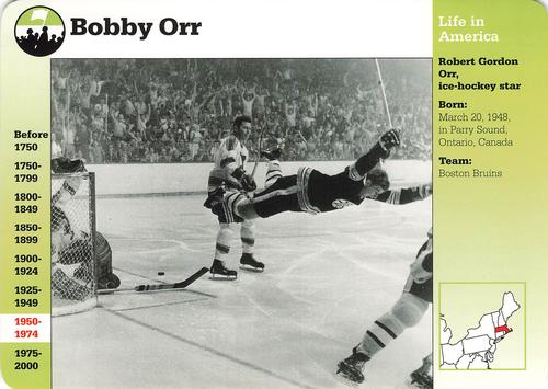 1994-01 Grolier Story of America #63.10 Bobby Orr Front