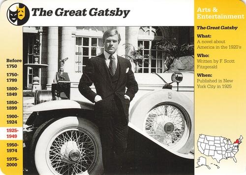 1994-01 Grolier Story of America Cards #63.18 The Great Gatsby Front