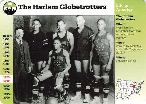 1994-01 Grolier Story of America #64.9 The Harlem Globetrotters Front