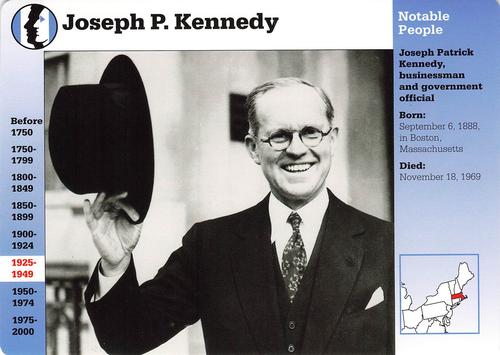 1994-01 Grolier Story of America #65.3 Joseph P. Kennedy Front