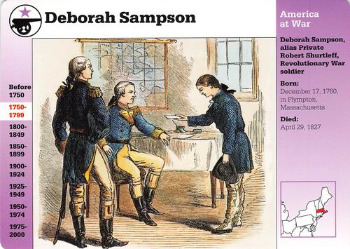 1994-01 Grolier Story of America #65.12 Deborah Sampson Front