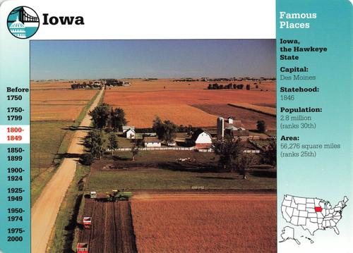 1994-01 Grolier Story of America #66.4 Iowa Front