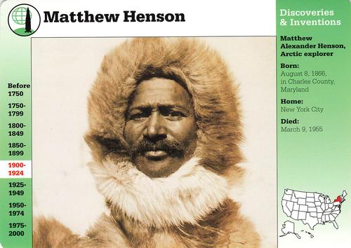 1994-01 Grolier Story of America Cards #66.13 Matthew Henson Front
