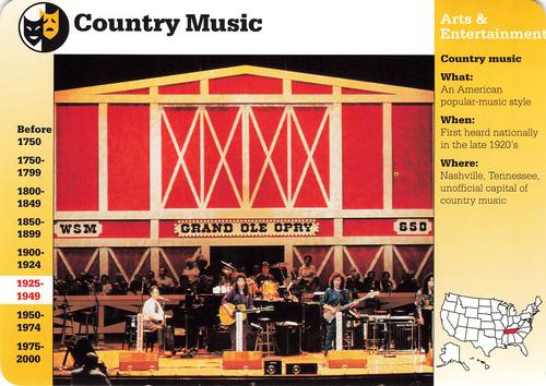1994-01 Grolier Story of America #66.17 Country Music Front