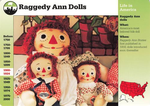 1994-01 Grolier Story of America #68.10 Raggedy Ann Dolls Front
