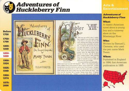 1994-01 Grolier Story of America #69.14 Adventures of Huckleberry Finn Front