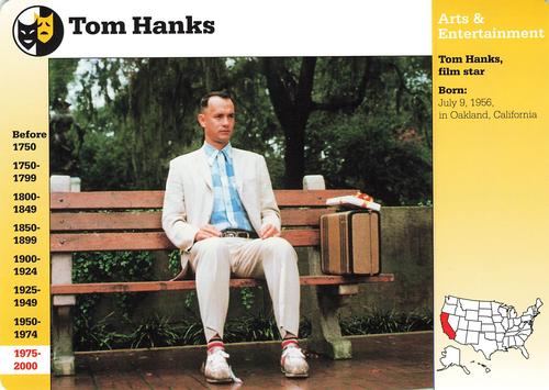 1994-01 Grolier Story of America Cards #69.15 Tom Hanks Front