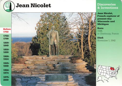 1994-01 Grolier Story of America #71.18 Jean Nicolet Front