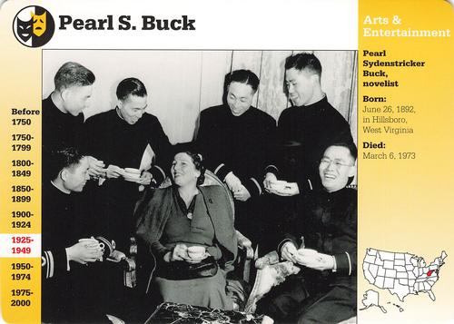 1994-01 Grolier Story of America Cards #73.11 Pearl S. Buck Front